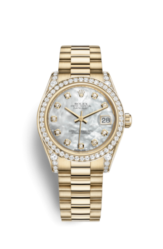 [178158-0008] Datejust 31 Yellow Gold Diamond / President / MOP