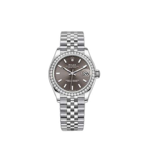 [278384rbr-0020] Datejust 31 Stainless Steel Diamond / Jubilee / Grey