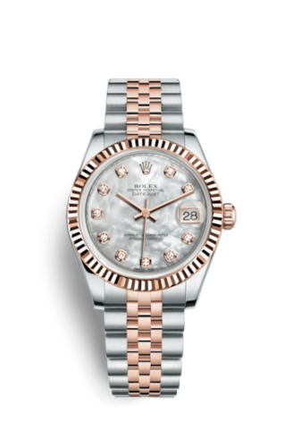 [178271-0060] Datejust 31 Rolesor Everose Fluted / Jubilee / MOP