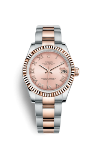 [178271-0062] Datejust 31 Rolesor Everose Fluted / Oyster / Pink Roman