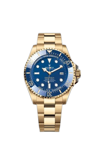 [136668lb-0001 (aka: m136668lb-0001)] Sea-Dweller Deepsea Yellow Gold / Blue
