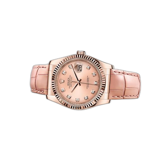 [116135-0024] Datejust 36 Everose Strap Pink Diamonds
