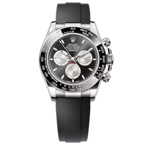 [126519LN-0002 (aka: M126519LN-0002)] Cosmograph Daytona White Gold - Cerachrom / Black - Steel / Oysterflex