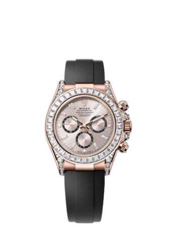 [126535TBR-0002 (aka: m126535tbr-0002)] Cosmograph Daytona Everose Gold - Baguette / Sundust - Baguette / Oysterflex