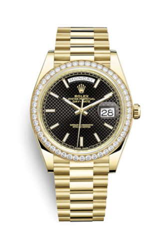 [228348RBR-0004 (aka: M228348RBR-0004)] Day-Date 40 Yellow Gold / Diamond / Black