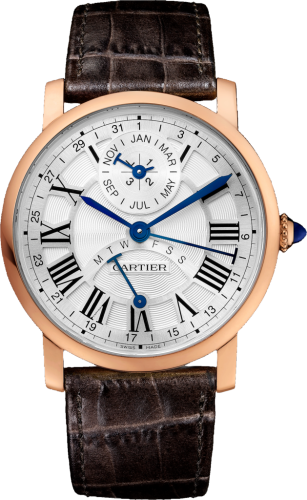 [W1556217] Rotonde de Cartier Perpetual Calendar Pink Gold / Silver