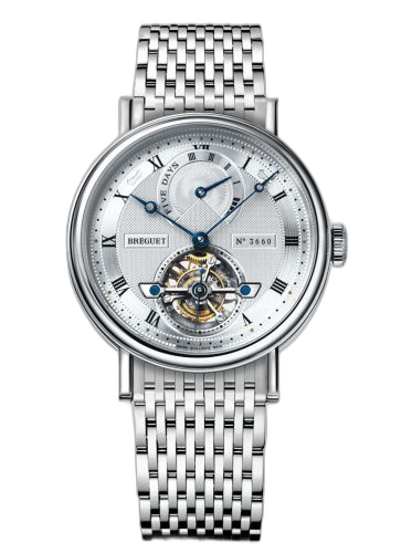 [5317PT/12/PV0] Tourbillon Five Days Platinum / Silver / Bracelet