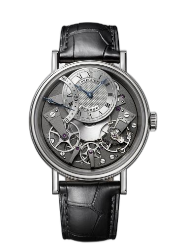 [7097BB/G1/9WU] Tradition 7097 Automatique Seconde Retrograde White Gold / Silver