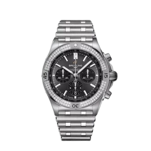 [AB0134A21B1A1] Chronomat B01 42 Stainless Steel - Diamond / Japan