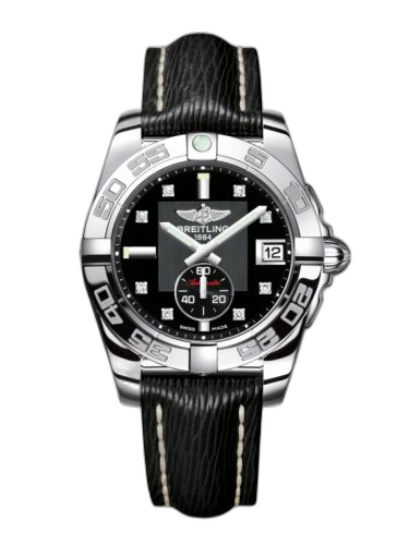 [A3733012/BD02/213X/A16BA.1] Galactic 36 Automatic Stainless Steel / Volcano Black Diamond / Sahara