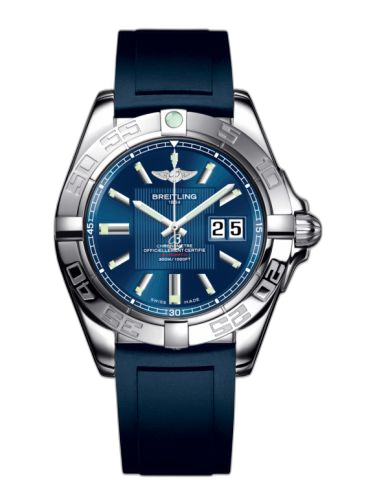 [A49350L2.C806.138S] Galactic 41 Stainless Steel / Metallica Blue / Rubber