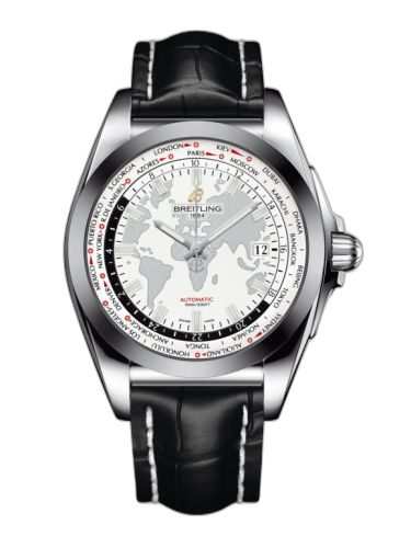 [WB3510U0.A777.743P] Galactic Unitime Stainless Steel / SleekT / Antarctica White / Croco