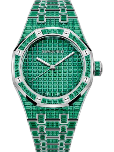 [15554BC.EE.1274BC.01] Royal Oak Self-Winding 37 Emerald / 50th Anniversary