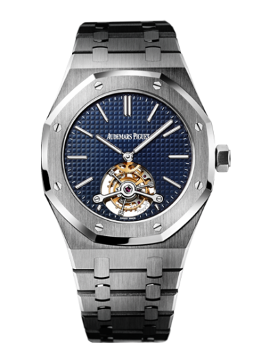 [26510ST.OO.1220ST.01] Royal Oak Ultra Thin Tourbillon Stainless Steel / Blue