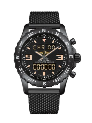 [M7836622.BD39.159M] Chronospace Military Blacksteel / Volcano Black / Bracelet