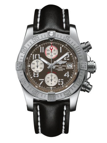 [A1338111/F564/436X/A20D.1] Avenger II Stainless Steel / Tungsten Gray / Calf / Folding