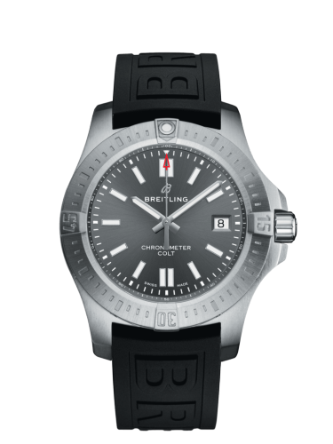 [A17313101F1S1 (aka: A1731310/F584/151S/A18DSA.4)] Chronomat Colt 41 Automatic Tempest Grey / Rubber / Folding