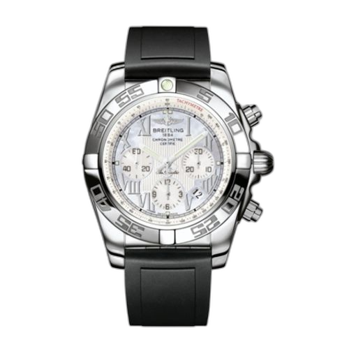 [AB011012.A691.131S] Chronomat 44 Stainless Steel / Pearl Roman / Rubber