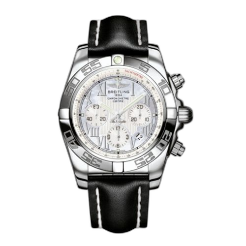 [AB011012.A691.435X] Chronomat 44 Stainless Steel / Pearl Roman / Calf