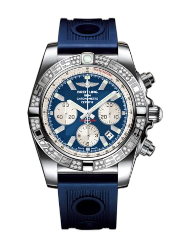 [AB0110AA.C788.211S] Chronomat 44 Stainless Steel / Diamond / Metallica Blue / Rubber