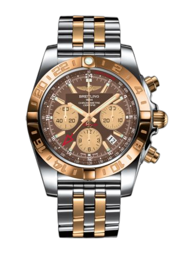[CB042012.Q590.375C] Chronomat 44 GMT Stainless Steel / Rose Gold / Metallica Brown / Bracelet