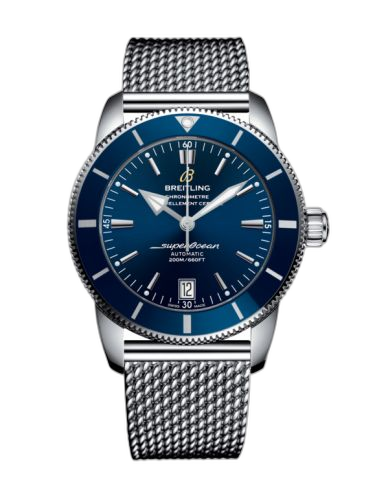[AB2010161C1A1 (aka: AB201016/C960/154A)] Superocean Heritage II 42 Stainless Steel / Blue / Blue / Bracelet