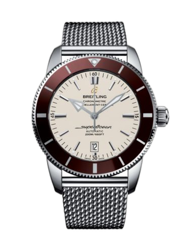 [AB202033/G828/152A] Superocean Heritage II 46 Stainless Steel / Bronze / Silver / Milanese