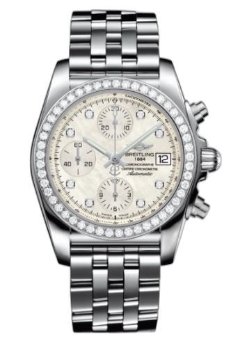 [A1331053/A776/385A] Chronomat 38 SleekT Stainless Steel / Diamond / MOP / Bracelet