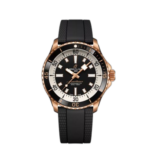 [R17375211B1S1] SuperOcean Automatic 42 Red Gold / Black / Rubber