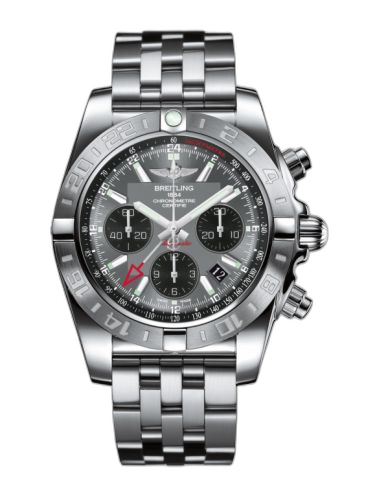 [AB042011.F561.375A] Chronomat 44 GMT Stainless Steel / Blackeye Grey / Bracelet