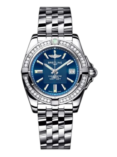 [A71356LA.C811.367A] Galactic 32 Stainless Steel / Diamond / Metallica Blue / Bracelet