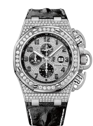 [26215BC.ZZ.A101CR.01] Royal Oak OffShore 26215 T3 White Gold / Diamond