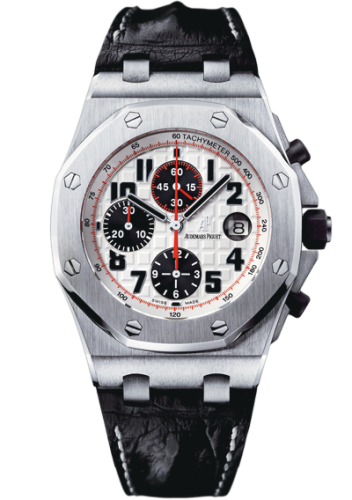 [26170ST.OO.D101CR.02] Royal Oak Offshore 26170 Chronograph Panda / Strap