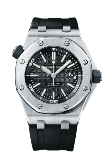 [15703ST.OO.A002CA.01] Royal Oak Offshore Diver Stainless Steel / Black