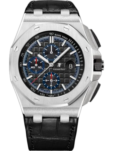 [26412PT.OO.A002CR.01] Royal Oak Offshore 44 Platinum / Black