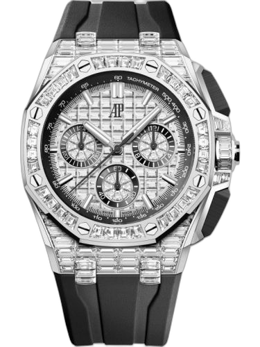 [26425BC.ZZ.D002CA.02] Royal Oak Offshore 43 White Gold - Baguette / Baguette