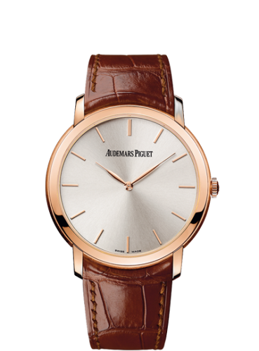 [15180OR.OO.A088CR.01] Jules Audemars 15180 Extra-Thin Pink Gold / Silver