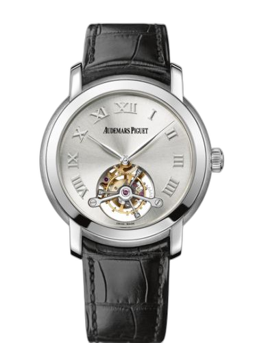 [26561BC.OO.D002CR.01] Jules Audemars Tourbillon White Gold / Silver