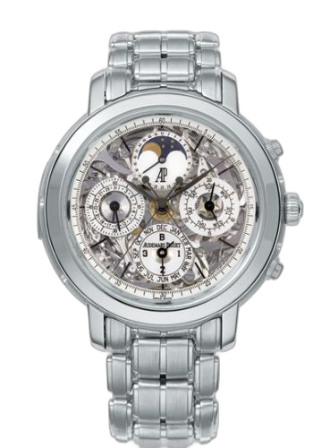 [26023PT.OO.1138PT.01] Jules Audemars 26023 Grande Complication Platinum / Sapphire / Bracelet