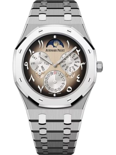 [26586XT.OO.1240XT.99] Royal Oak Perpetual Calendar Ultra Titanium - BMG / Ivory - Eastern Arabic