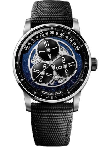 [15212NB.OO.A002KB.01] CODE 11.59 Starwheel White Gold / Ceramic / Aventurine