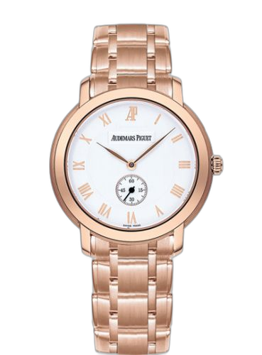 [15155OR.OO.1229OR.01] Jules Audemars Small Seconds Pink Gold / Silver / Bracelet
