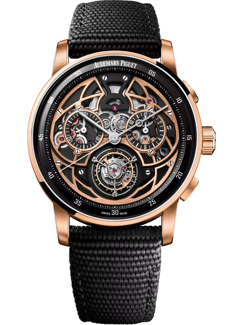 [26399NR.OO.D002KB.01] CODE 11.59 Selfwinding Flying Tourbillon Chronograph Pink Gold / Ceramic
