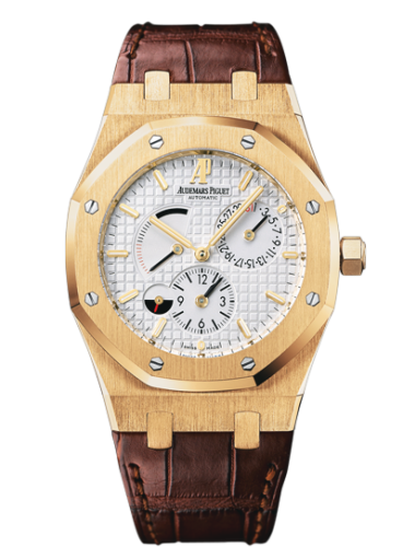 [26120BA.OO.D088CR.01] Royal Oak Dual Time Yellow Gold / Strap