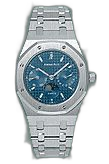 [25594ST.OO.0789ST.04] Royal Oak 25594 Moon Phase Stainless Steel / Blue