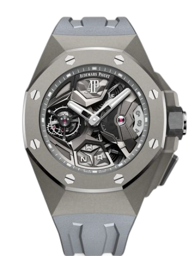 [26589TI.GG.D006CA.01] Royal Oak Concept GMT Tourbillon Titanium / Grey