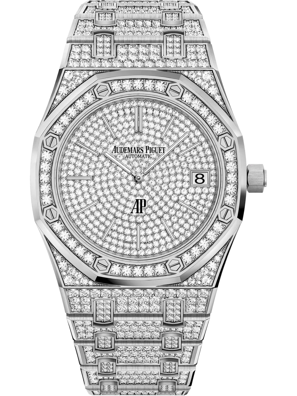 [15202BC.ZZ.1241BC.01] Royal Oak Extra-Thin White Gold / Diamond