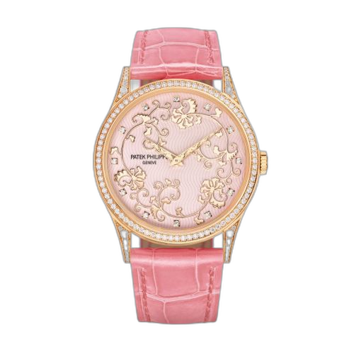 [5077/101R-001] Calatrava 5077R Pictures in Relief / Floral Scrolls