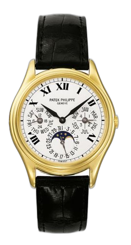 [3940J-025] Perpetual Calendar 3940 Yellow Gold / Painted Roman