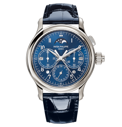 [5372P-001] Perpetual Calendar Split-Seconds Chronograph 5372 Platinum / Blue